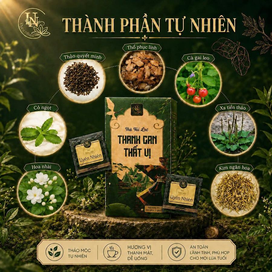 7 vị thảo mộc trong trà Thanh Can Thất Vị